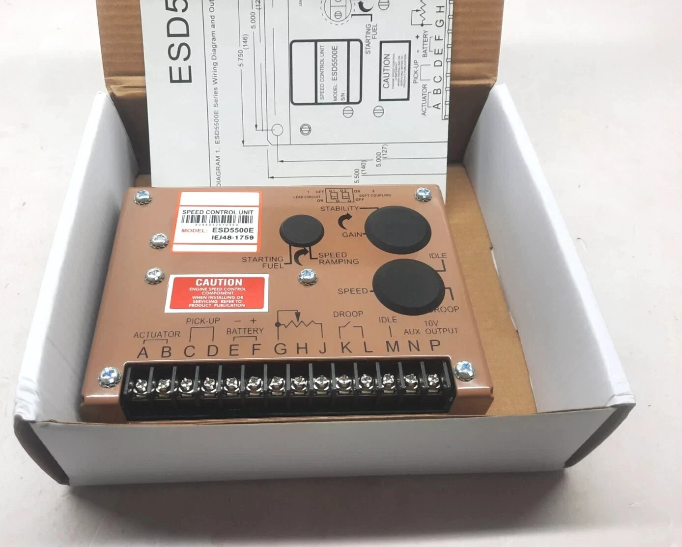 ESD5500E SPEED CONTROL UNIT