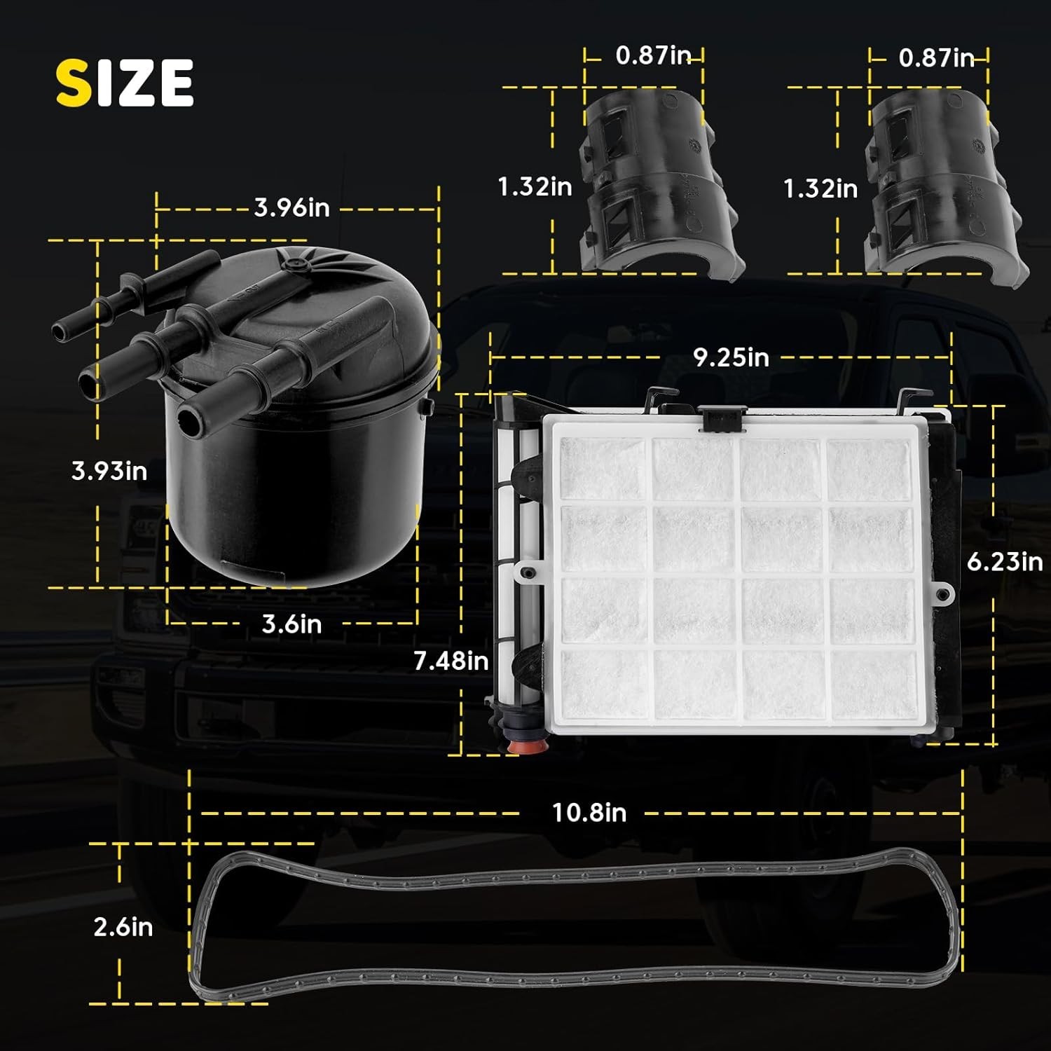 6.7 Powerstroke Fuel Filter FD4625 For 2017-2022 Ford F250 F350 F450 F550