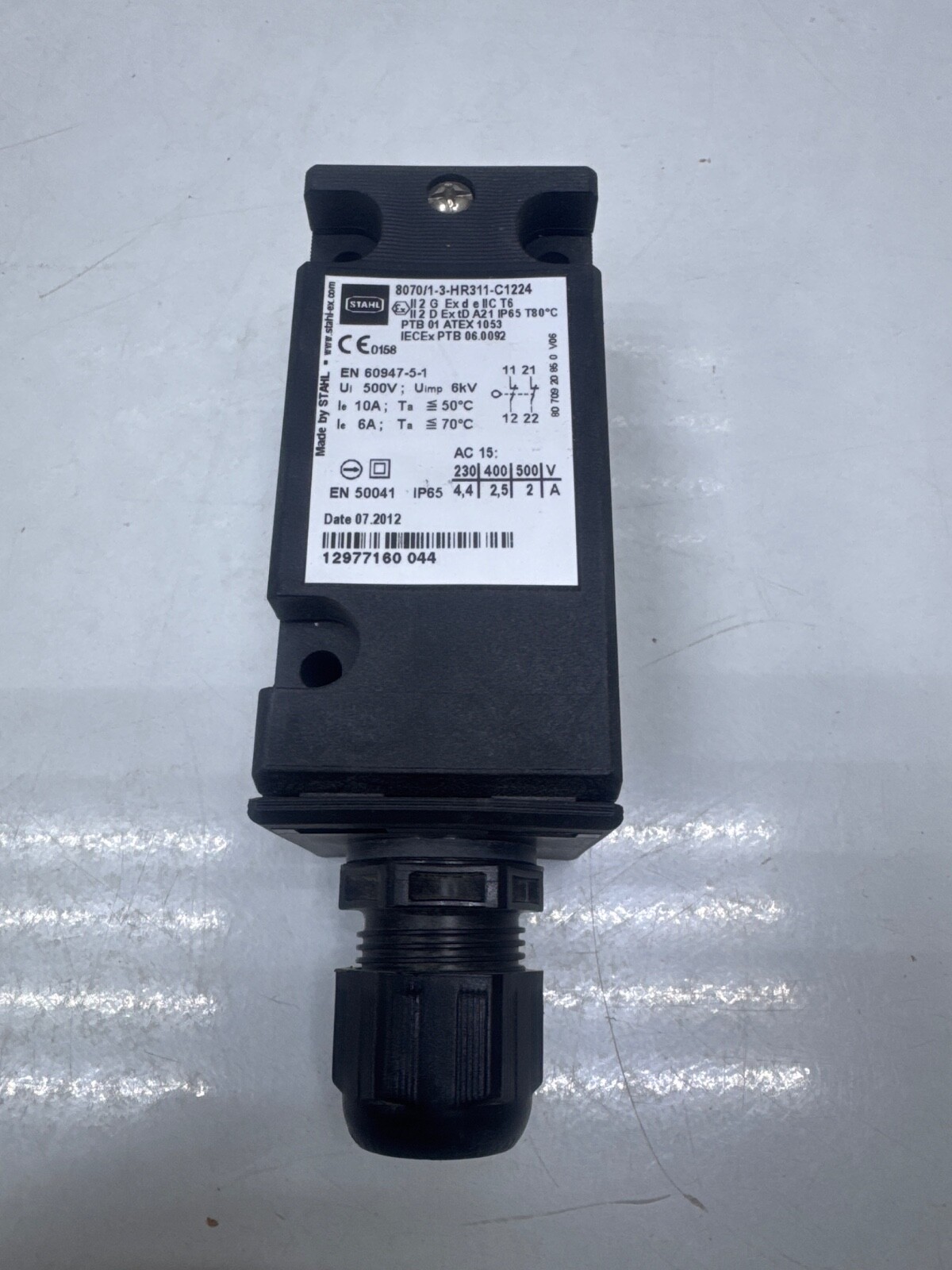 STAHL 8070/1-3-HR311-C1224 Position Switch