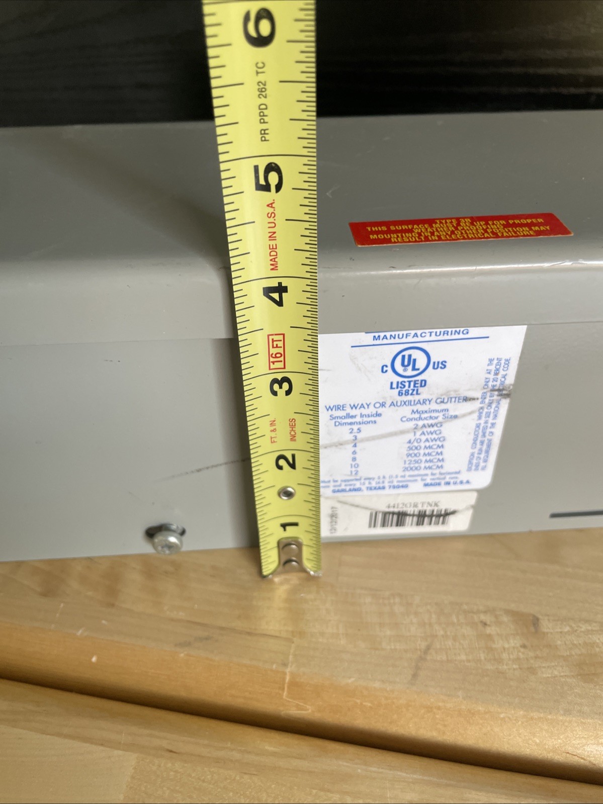 Unity Wire Way or Auxiliary Gutter
