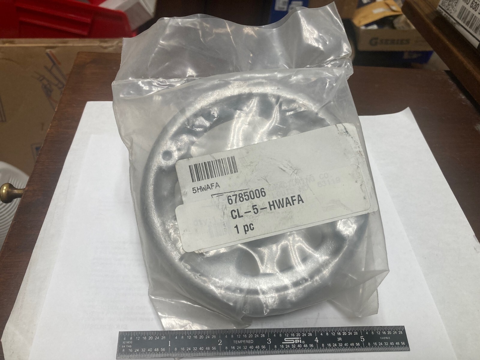 Carr-Lane CL-5-HWAFA, 5″ Aluminum Hand Wheel, Angled Spokes, 6785006