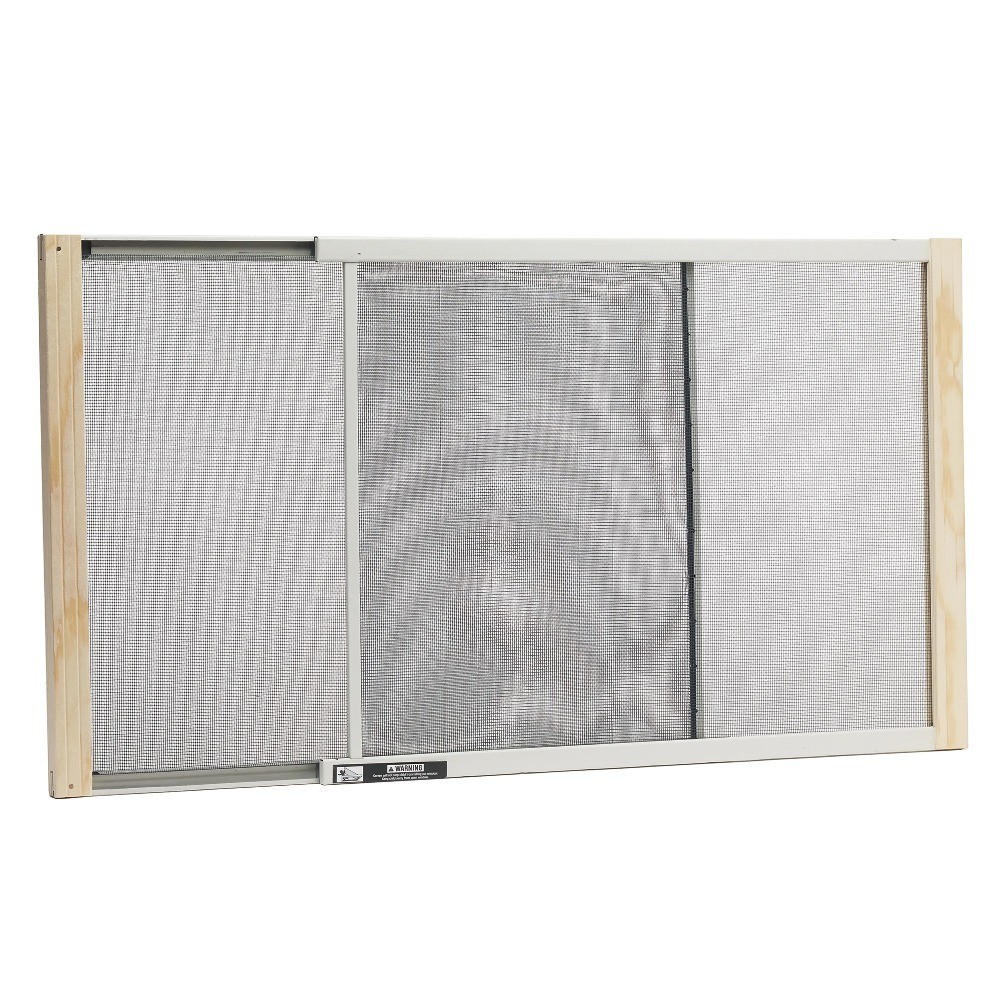 Frost King AWS1537/6W W.B. Adjustable Window Screen, 15″ High with Wood Frame,