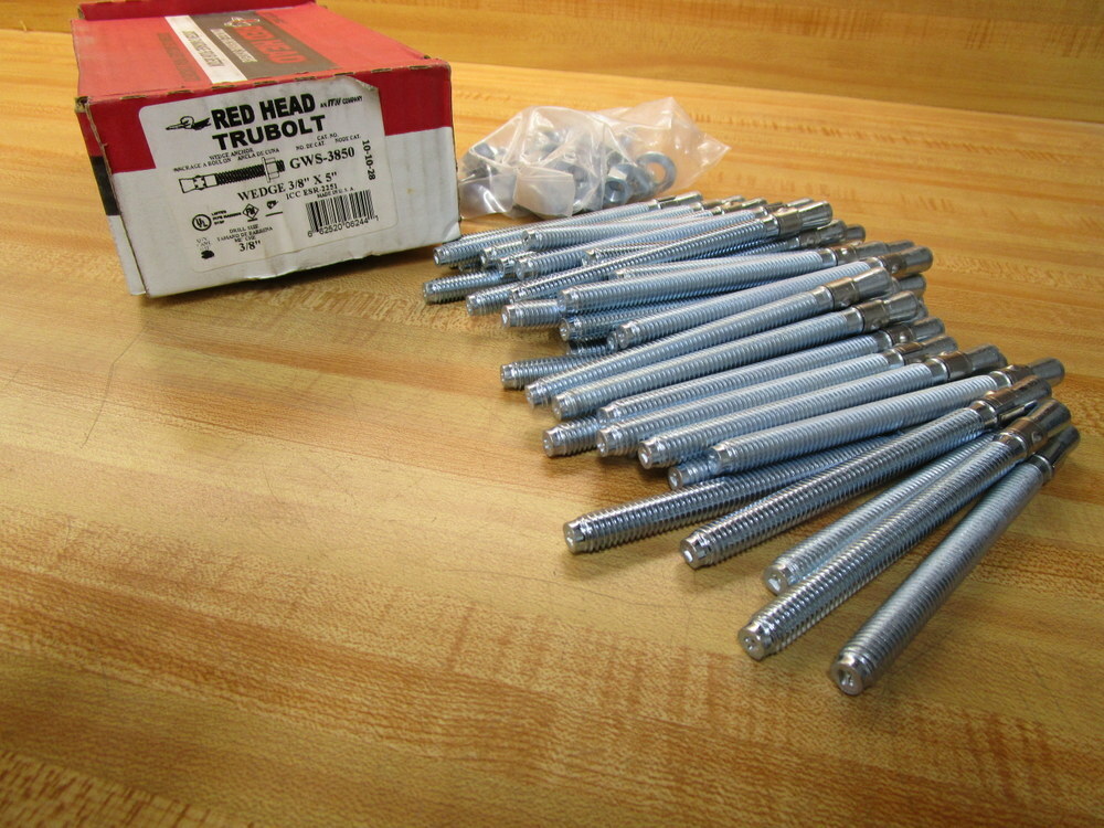 Red Head GWS-3850 Wedge Anchor GWS3850 (Pack of 46)