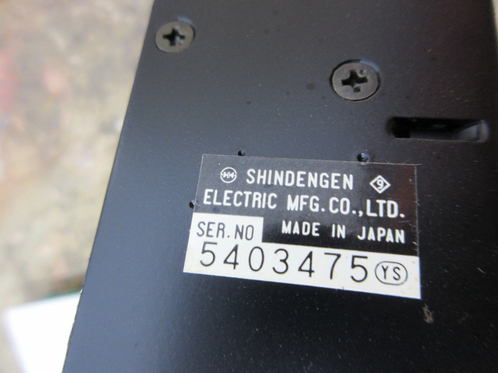 MAZAK MULTIPLEX 610 SHINDENGEN EY244R5U POWER SUPPLY WARRANTY