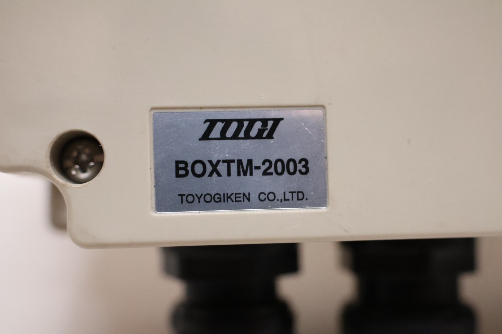 TOGI BOXTM-2003 Terminal Box Toyogiken Co., Ltd.