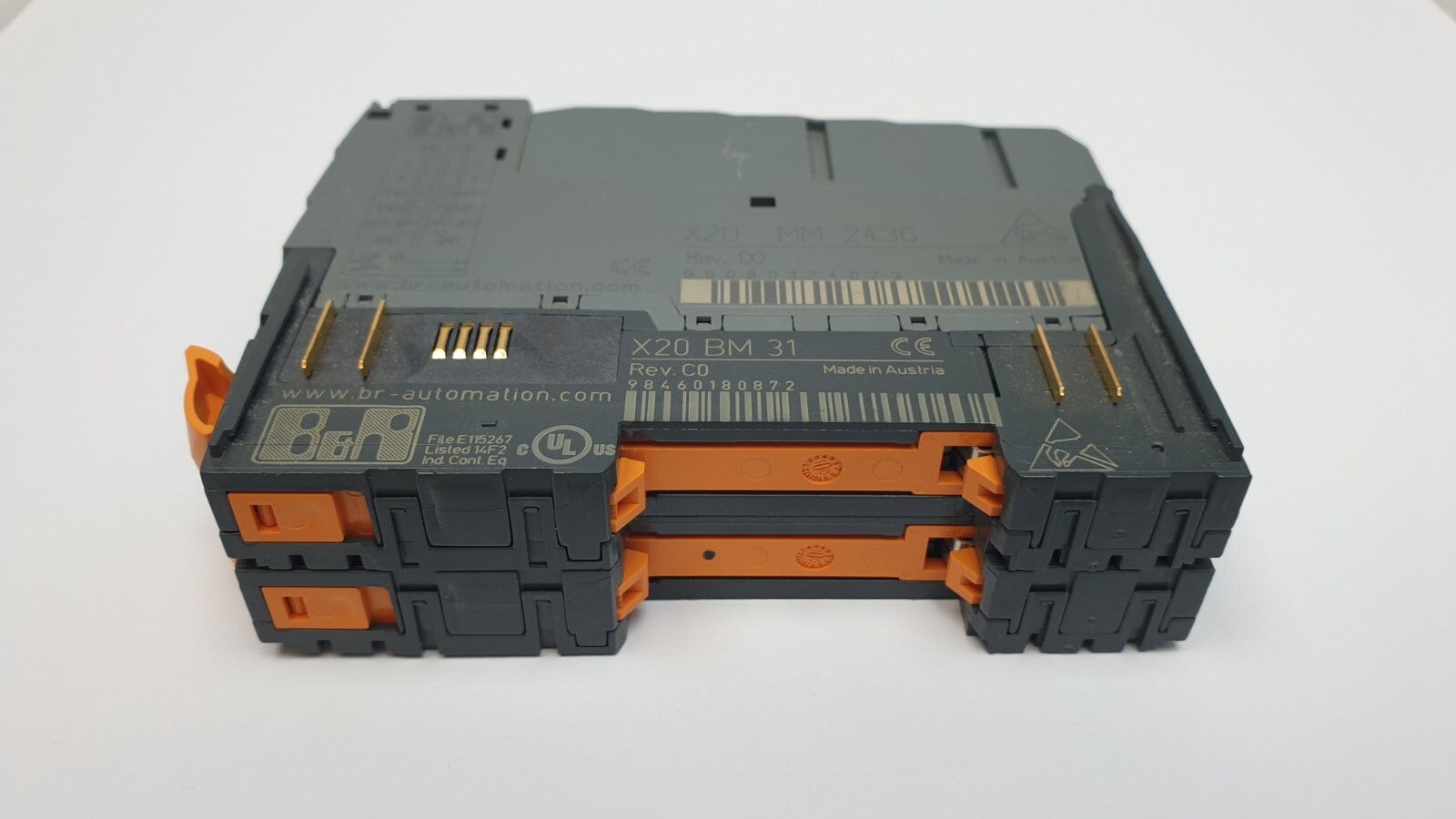 B&R X20 MM 2436 Module Rev. D0 with X20 BM 31 Base