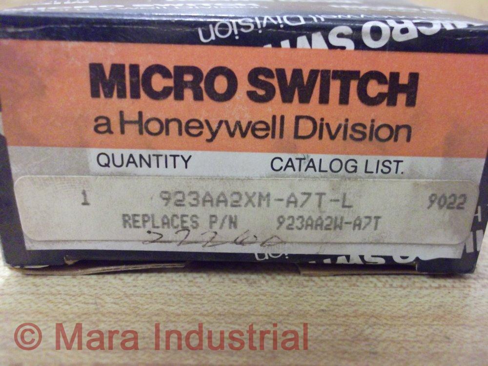 Honeywell Micro Switch 923AA2XM-A7T-L Sensor 923AA2XMA7TL