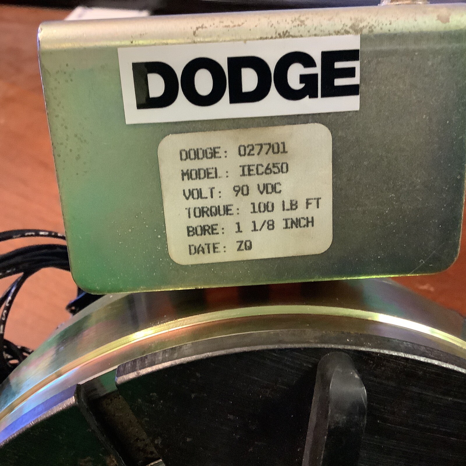 Baldor/Dodge 027701 Model: IEC650 EL Clutch 90V 1-1/8” Bore (new)