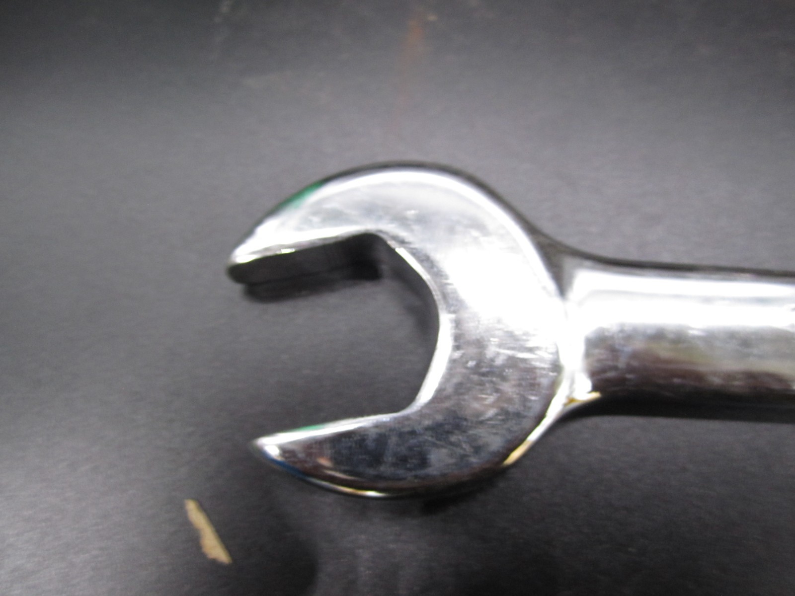 Wright Grip 1236 1-1/8” Open End Wrench Chrome finish Used Free Shipping