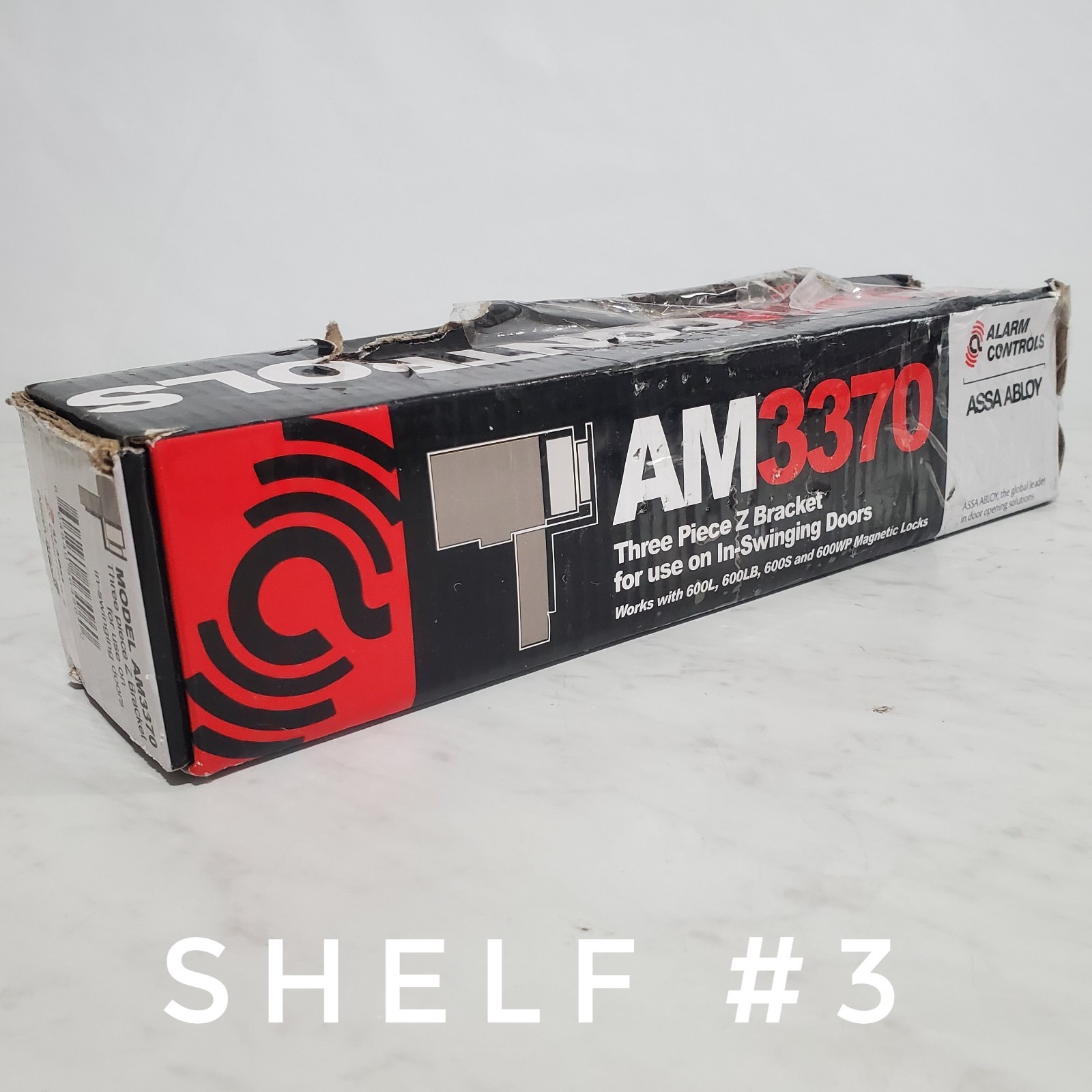 1 NEW ALARM CONTROLS AM3370 3 PEICE Z BRACKET NIB FREE SHIPPING