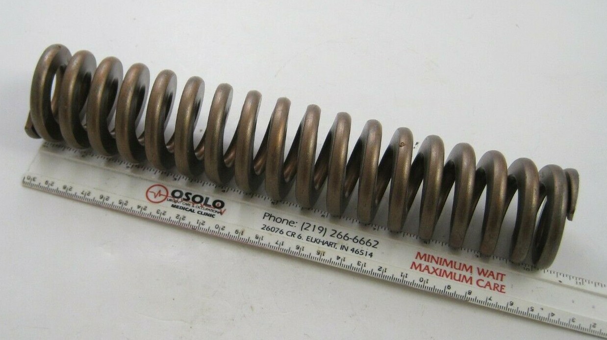 RAYMOND 2″ x 10″ Die Spring – Gold – Extra Heavy Duty – 1″ Rod (105-840)