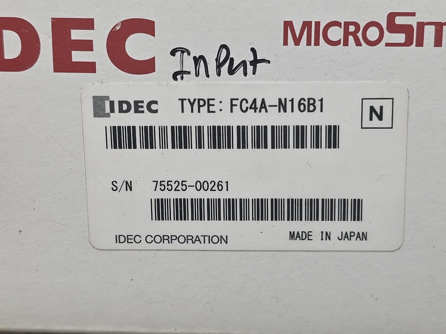 NEW IDEC FC4A-N16B1 MicroSmart Digital I/O Module NEW IN BOX