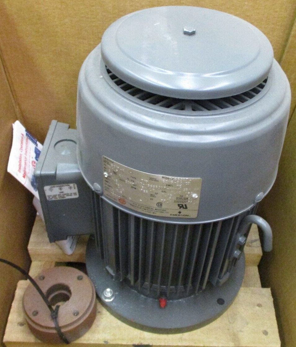 US Electrical Motors 05665387-100 Vertical Motor FR 182LP 3 Phase 1.5HP A4613AES