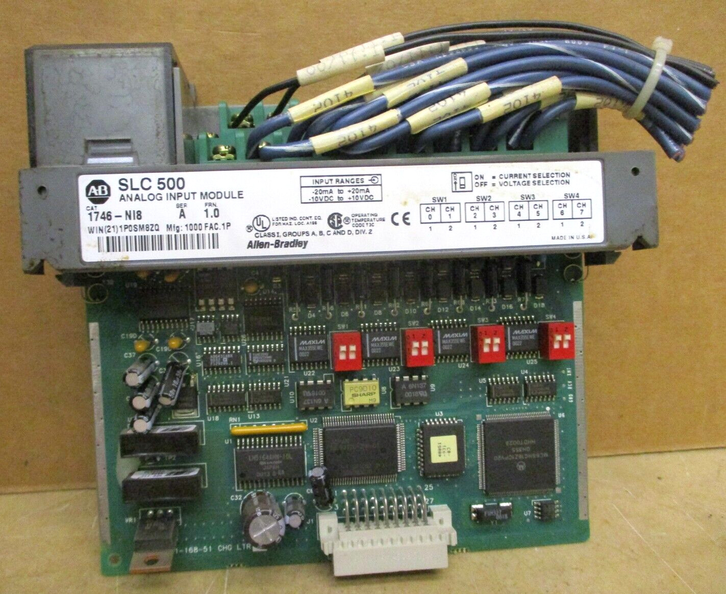 Allen-Bradley SLC 500 1746-P3 Ser A SLC 5/04 CPU 1747-L542 48677GN