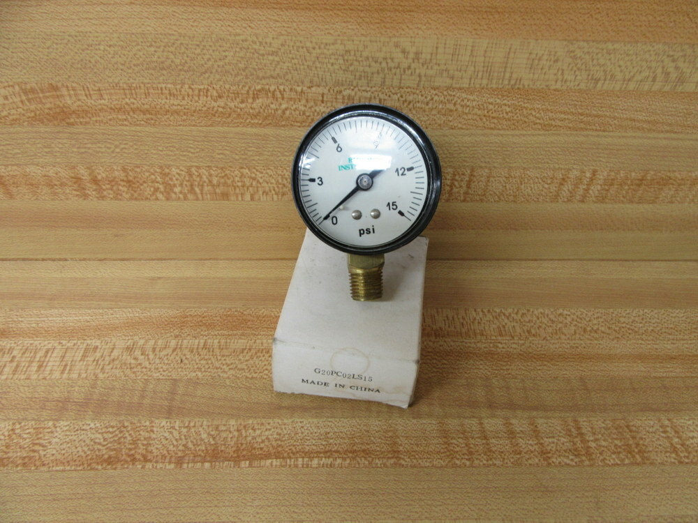 Birch Instruments G20PC02LS15 Gauge