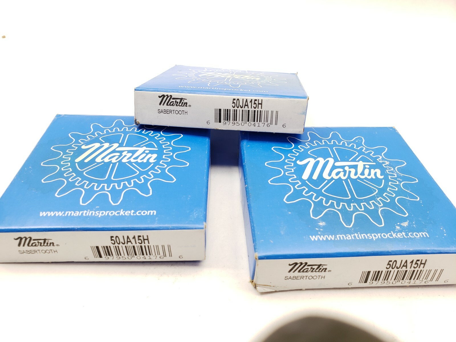 LOT OF 3 Martin Sprocket Gear 6-Hole 15-tooth pn#- 50ja15h