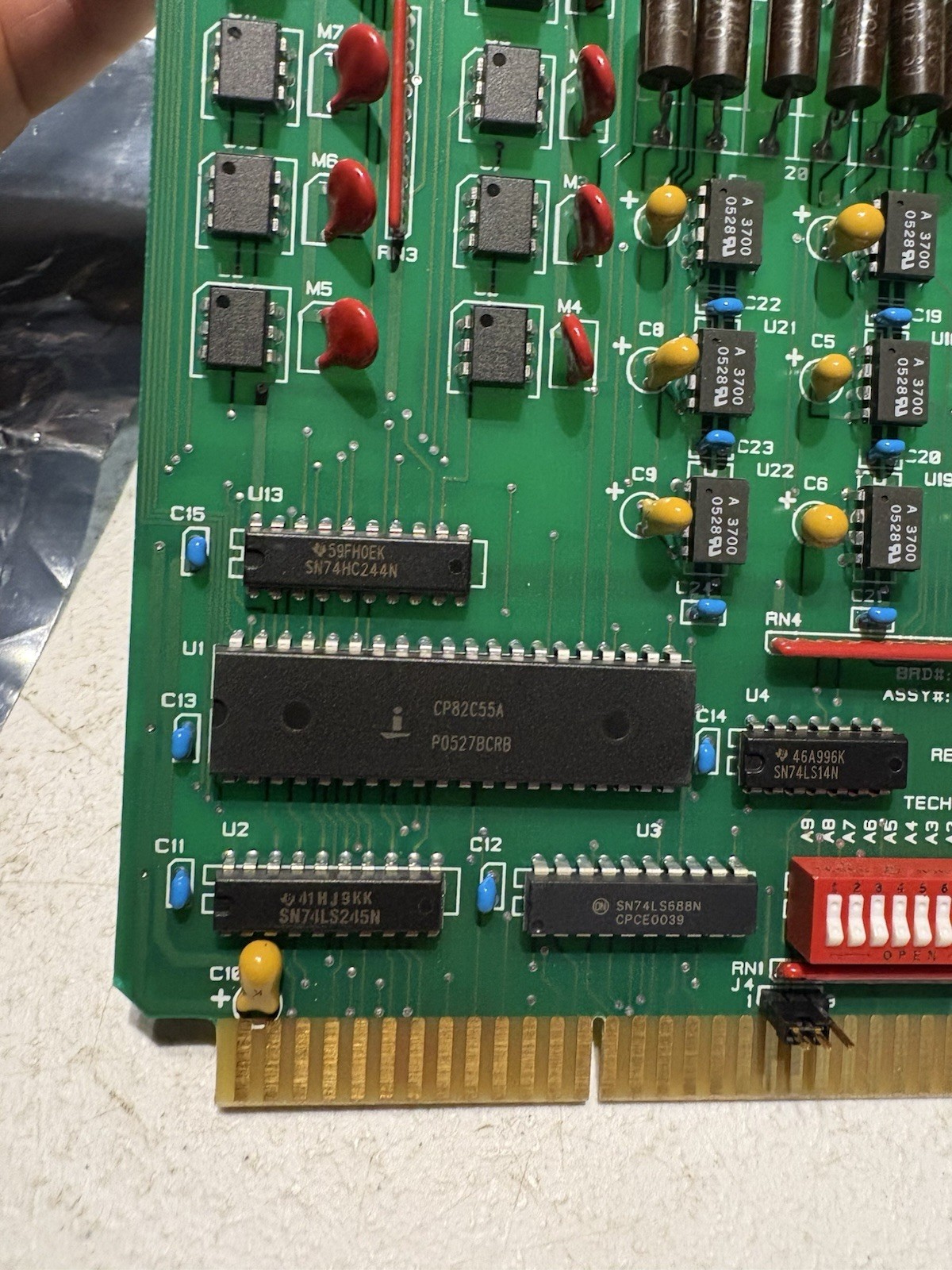 TELESIS TECHNOLOGIES BOARD# ASSY# 19614 AC REV. E NEW-NO BOX 19614