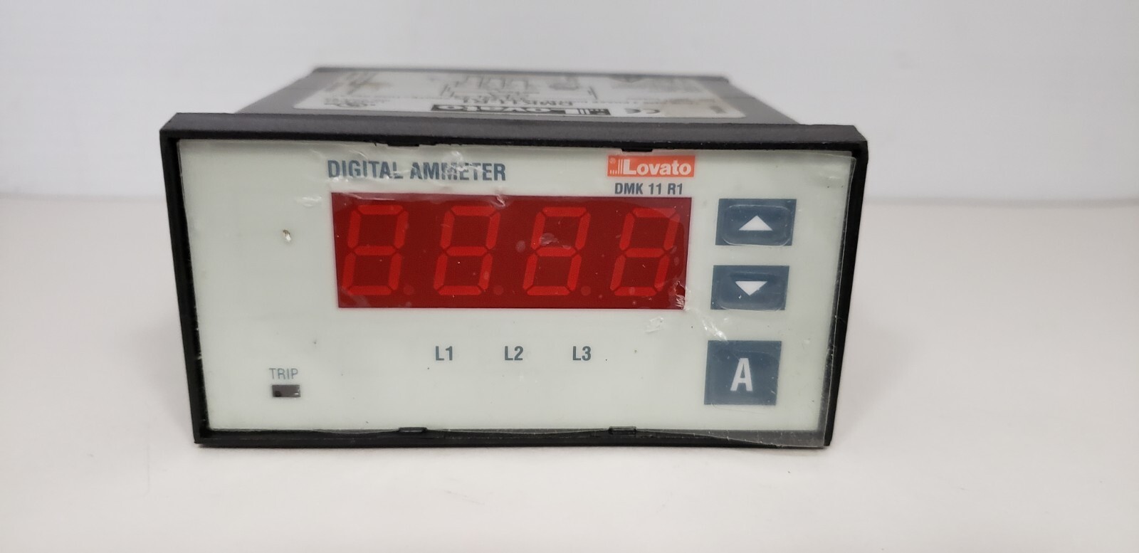 LOVATO DMK11-R1 DIGITAL AMMETER AND PROTECTION RELAY, 3PH, 220-240V 50/60Hz