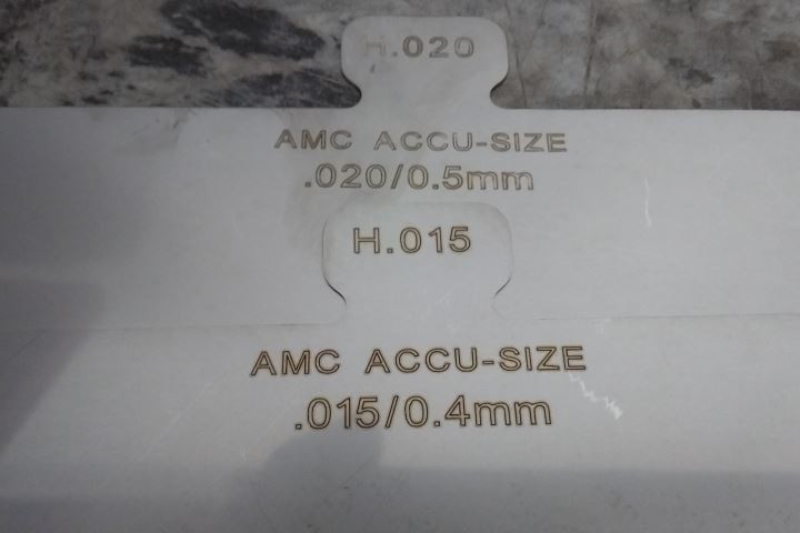 American Metals Co. H300 304 SS Size H Starter Precut Slotted Shim Kit