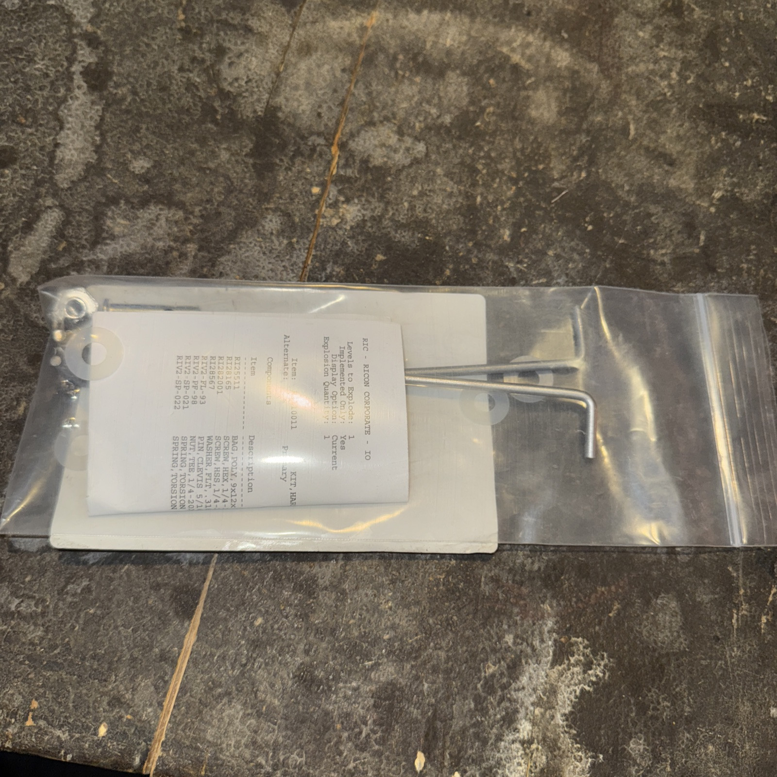 Ricon Lift Repair Parts Lift Hardware, Roll stops Kit RI110011