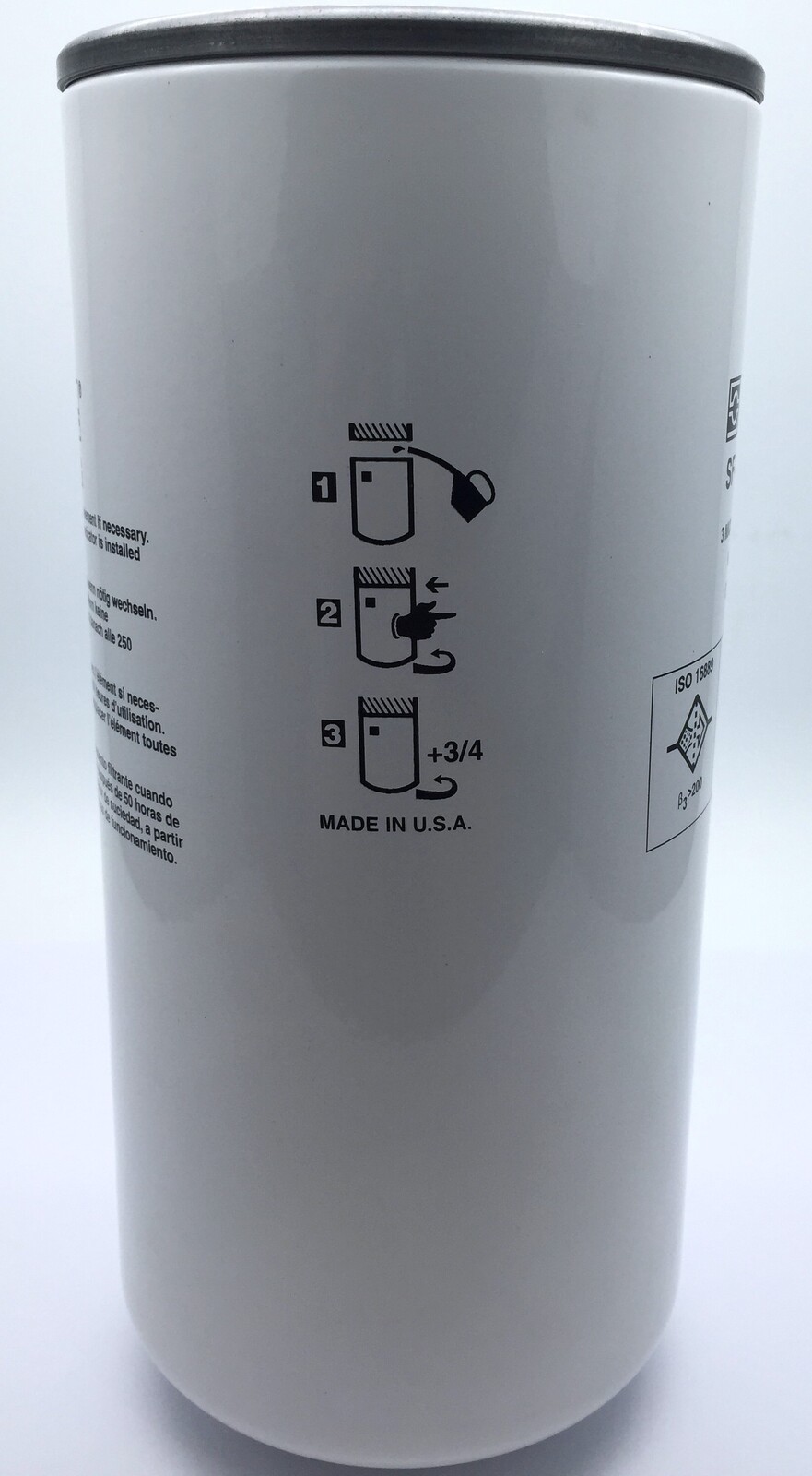Stauff SF-6704-MG Filter Element Spin-on Cartridge 3 Micron 200 psi 1020013321