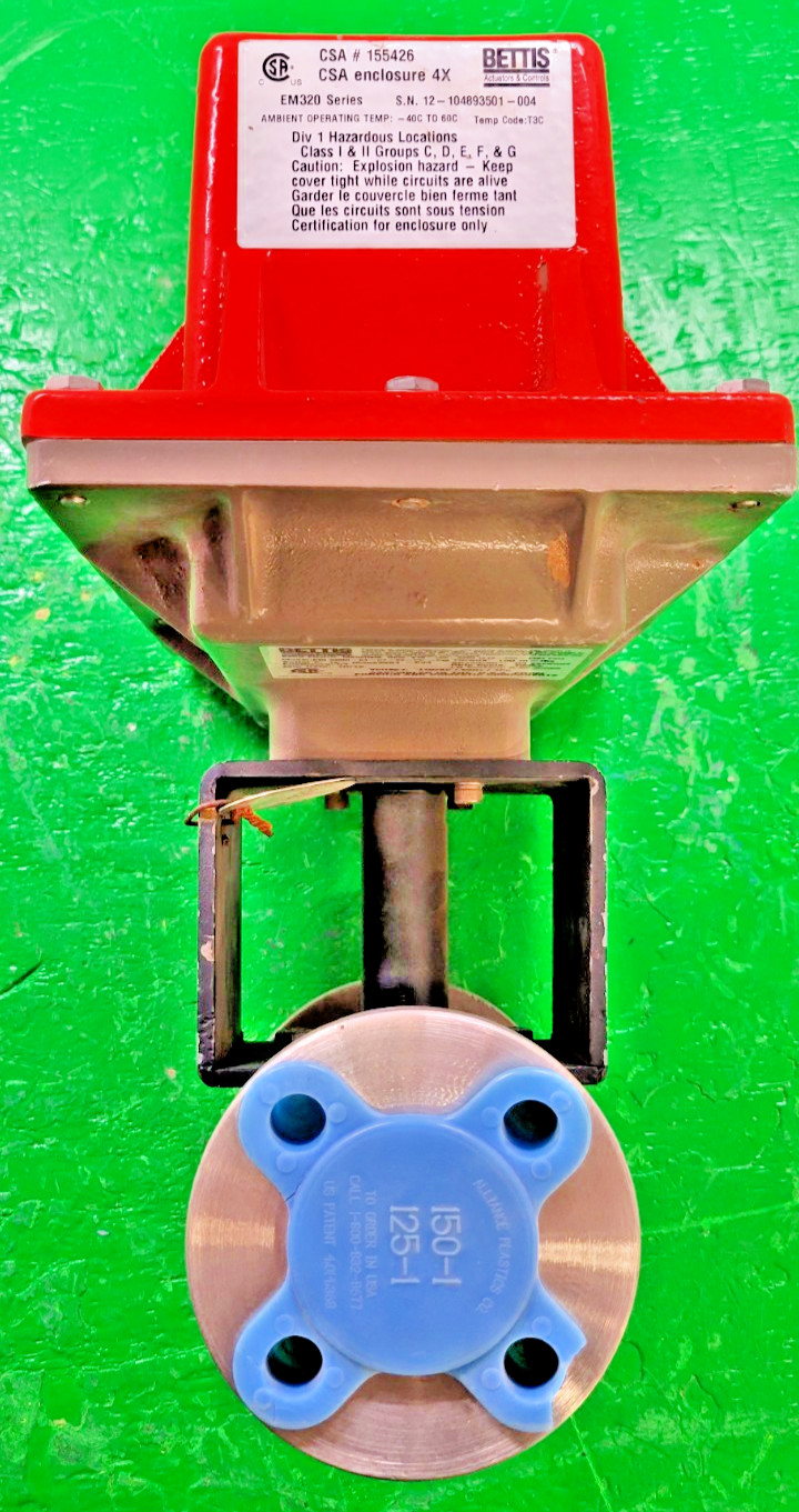 6️⃣WOOCHESTER 51 1″ FLANGED BALL VALVE W/ ACUATOR PESSCO IS OFFER 1 G062526-1 🗽