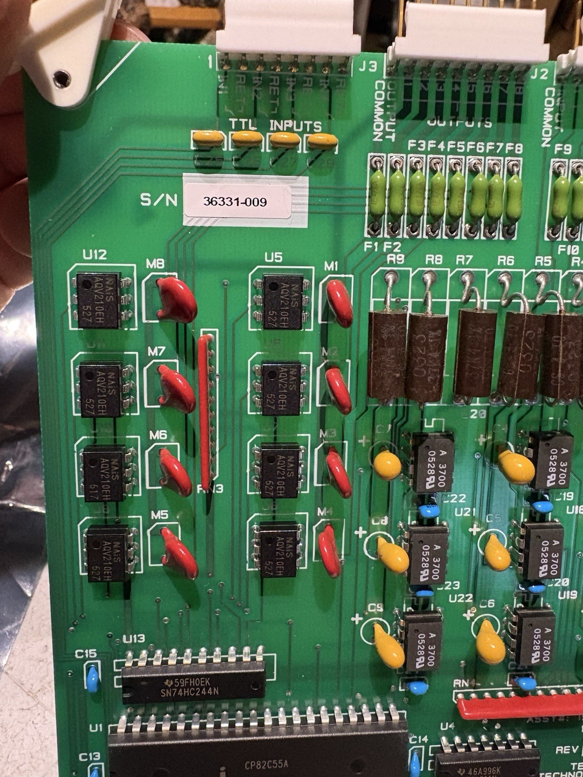 TELESIS TECHNOLOGIES BOARD# ASSY# 19614 AC REV. E NEW-NO BOX 19614