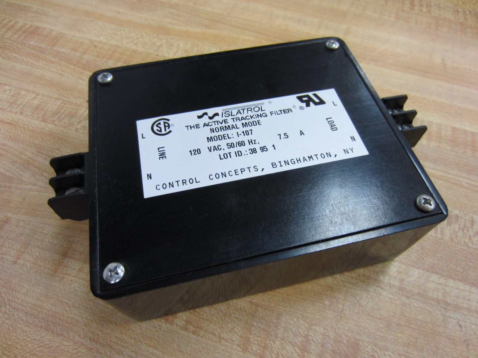Islatrol I-107 I107 The Active Tracking Filter – Normal Mode