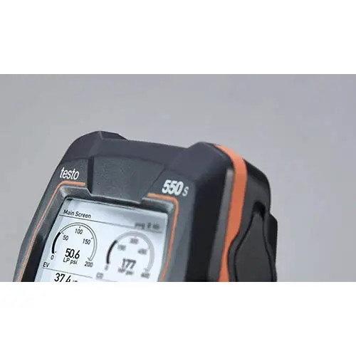 Testo 550s-BASIC-KIT 2-Valve Digital Manifold/Wired Temperature Probe
