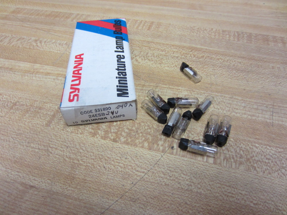 Sylvania 24ESB Miniature Lamp Bulb 331890 5 (Pack of 10)