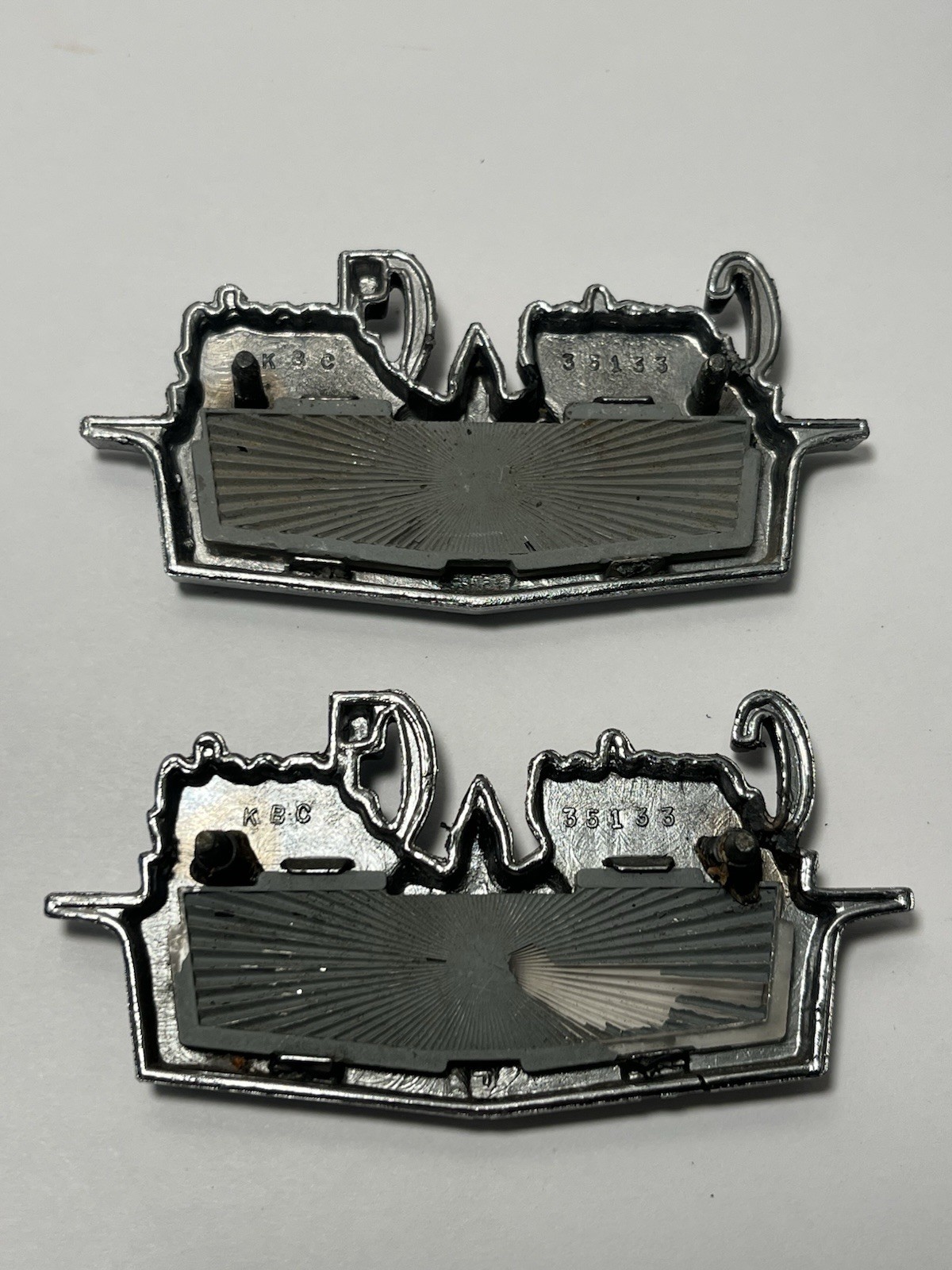 Chevrolet Caprice Classic 1970’s Original Car Emblem 35133 OEM Matching Set of 2