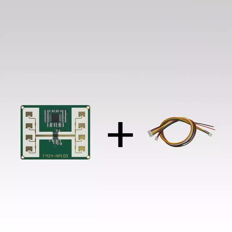 1PC New 24GHz microwave ranging radar 24G FM24-NP100 body sensor radar demo FMCW