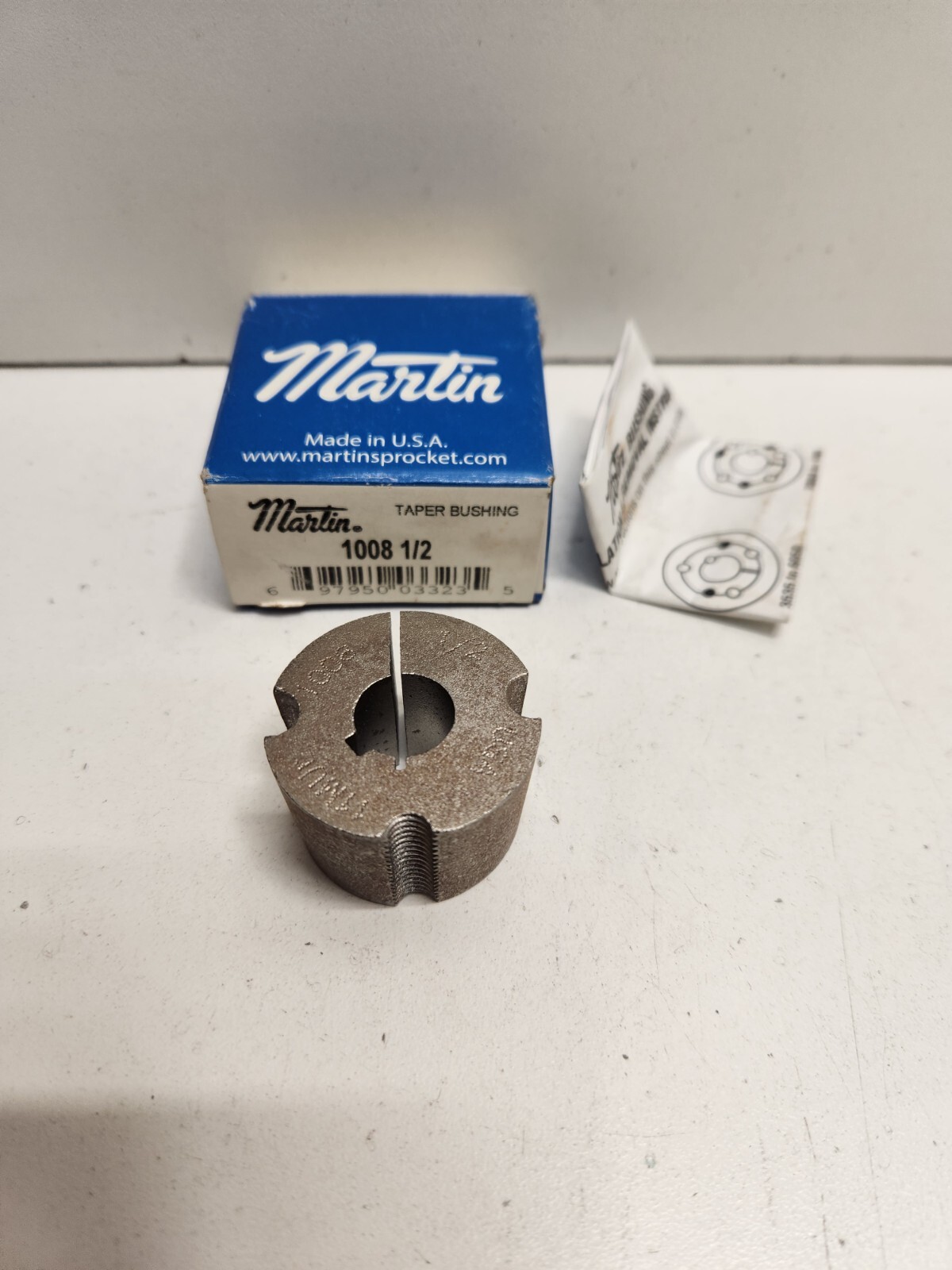NEW OLD STOCK! MARTIN 1/2″ BORE TAPER LOCK BUSHING 1008-1/2