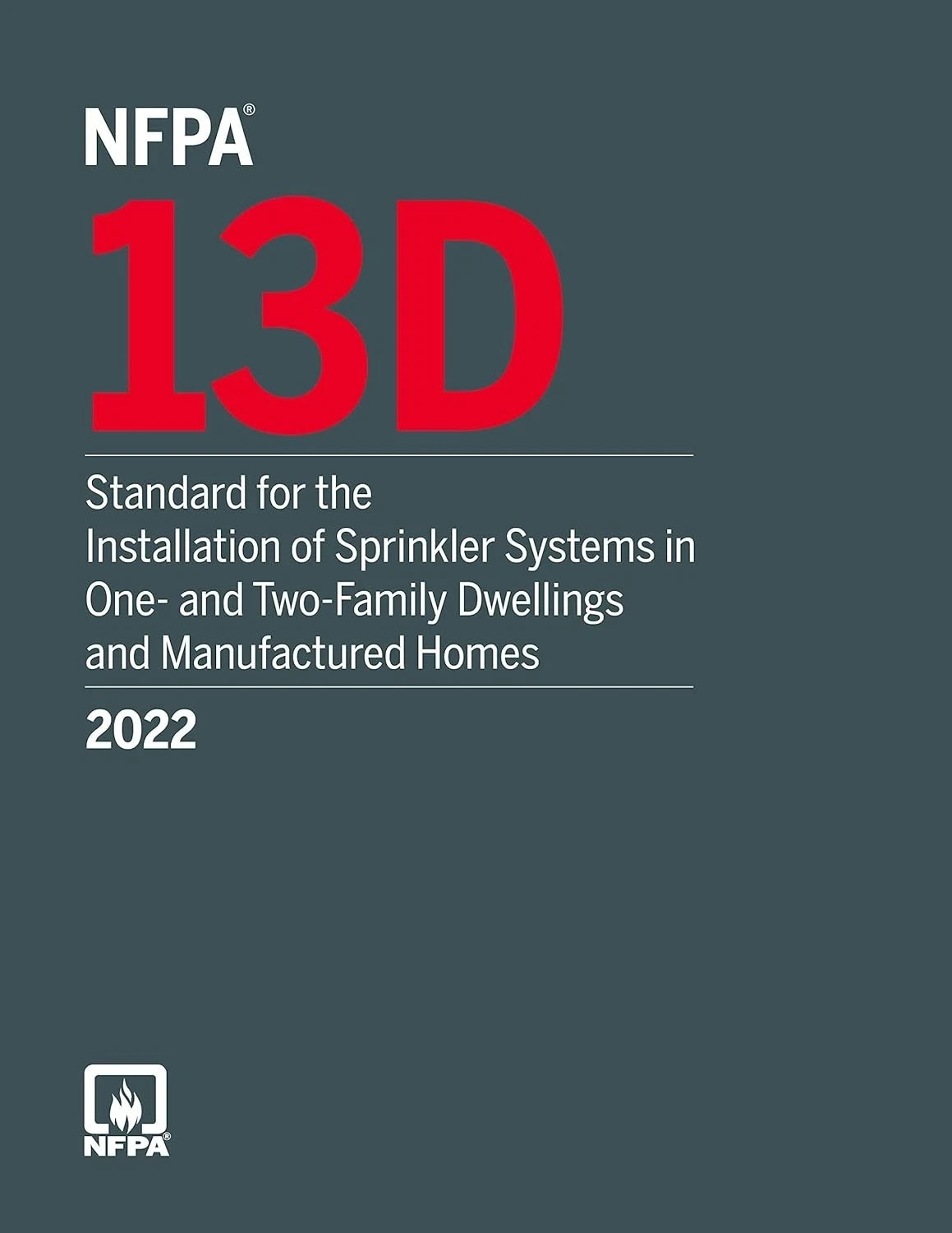 NFPA 13D Standard for the Installation of Sprinkler Systems in 2022 PB USA STOCK