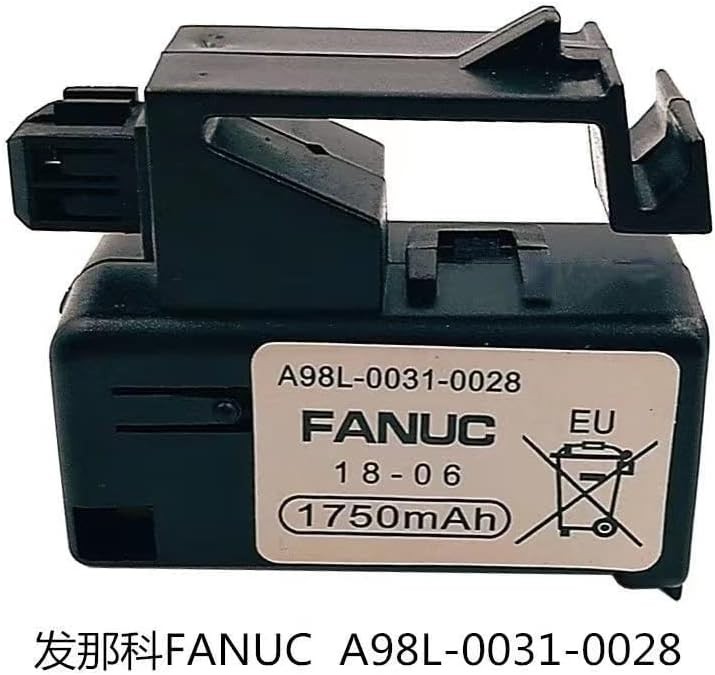 Pack of 2 Replacement for Fanuc A98L 0031 0028 A02B 0309 K102 3V 1750mAh PLC