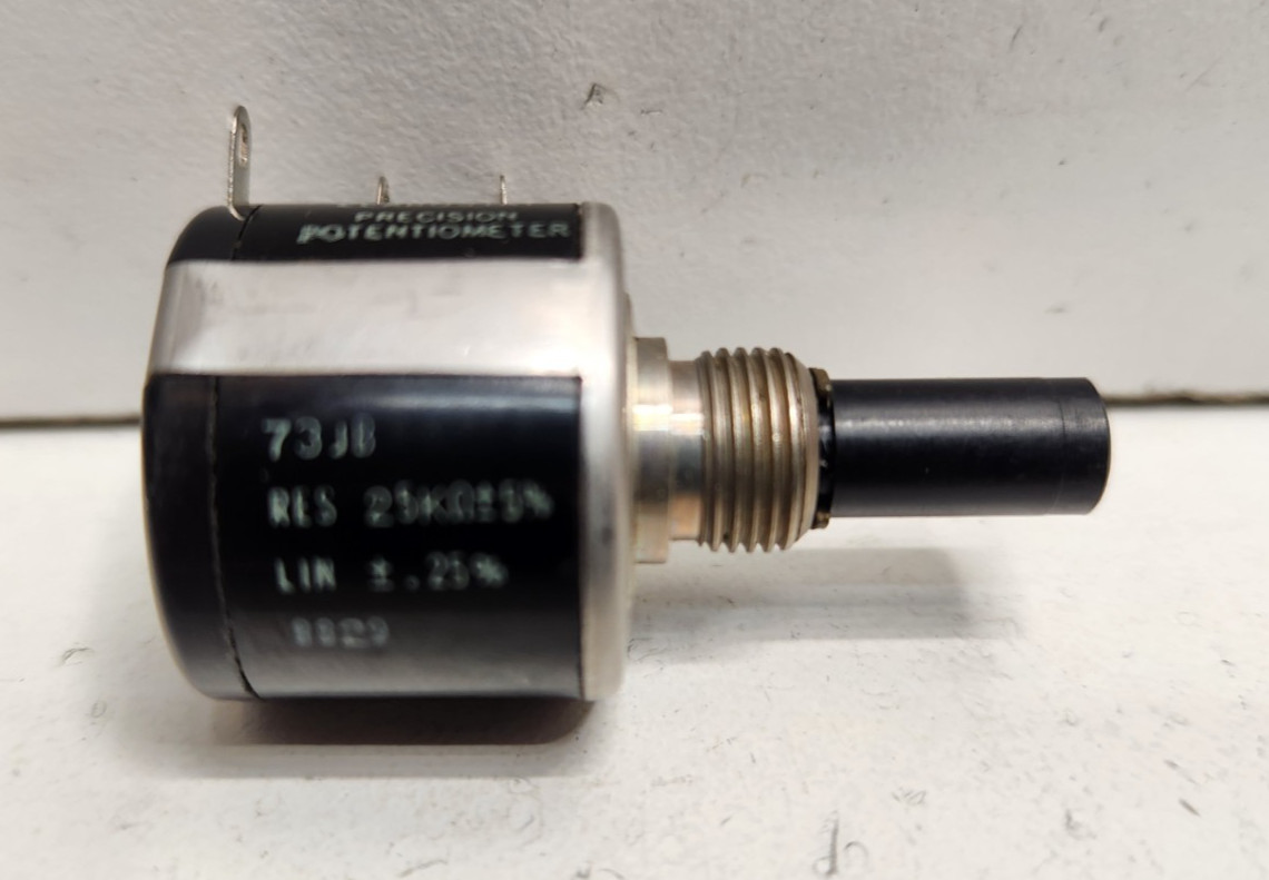 NEW NO BOX! CLAROSTAT 25K OHM 10 TURN POTENTIOMETER 73JB25K