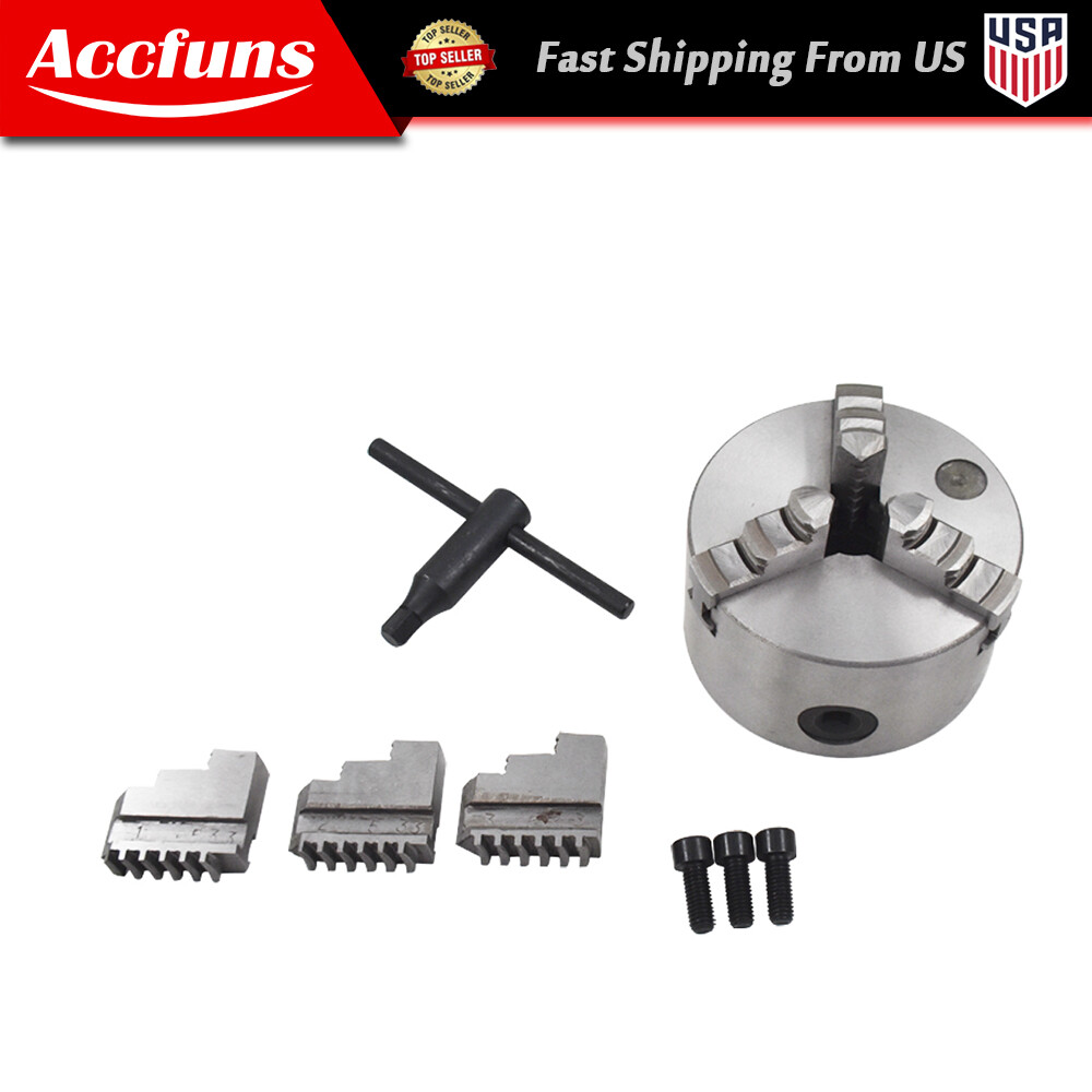 For CNC Drilling Milling Machine4” 3 Jaw K11-100 Self Centering Lathe Chuck
