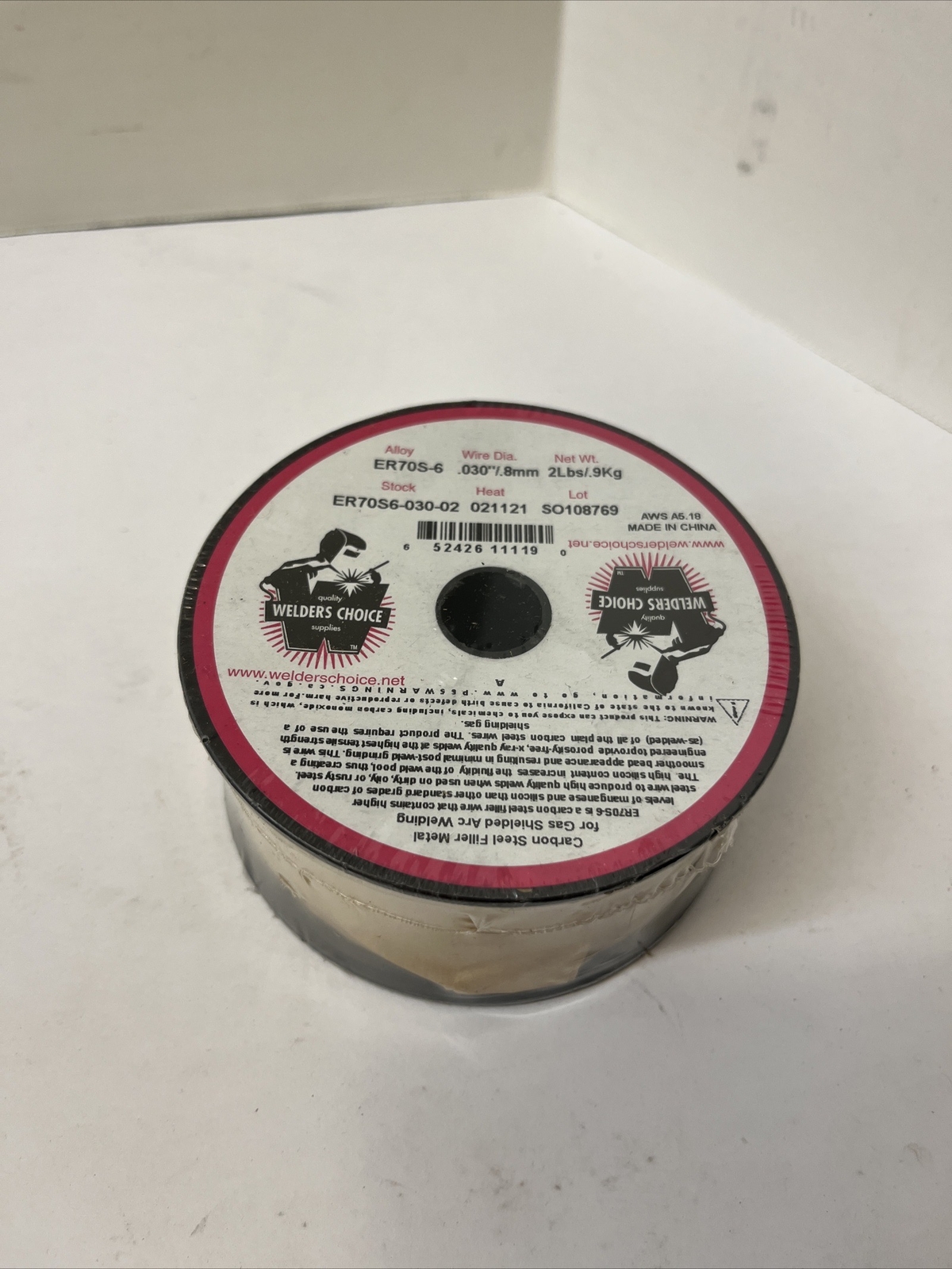 Welder’s Choice ER70S6-030-02 MIG Welding Wire: 0.03″ Dia 2 lb