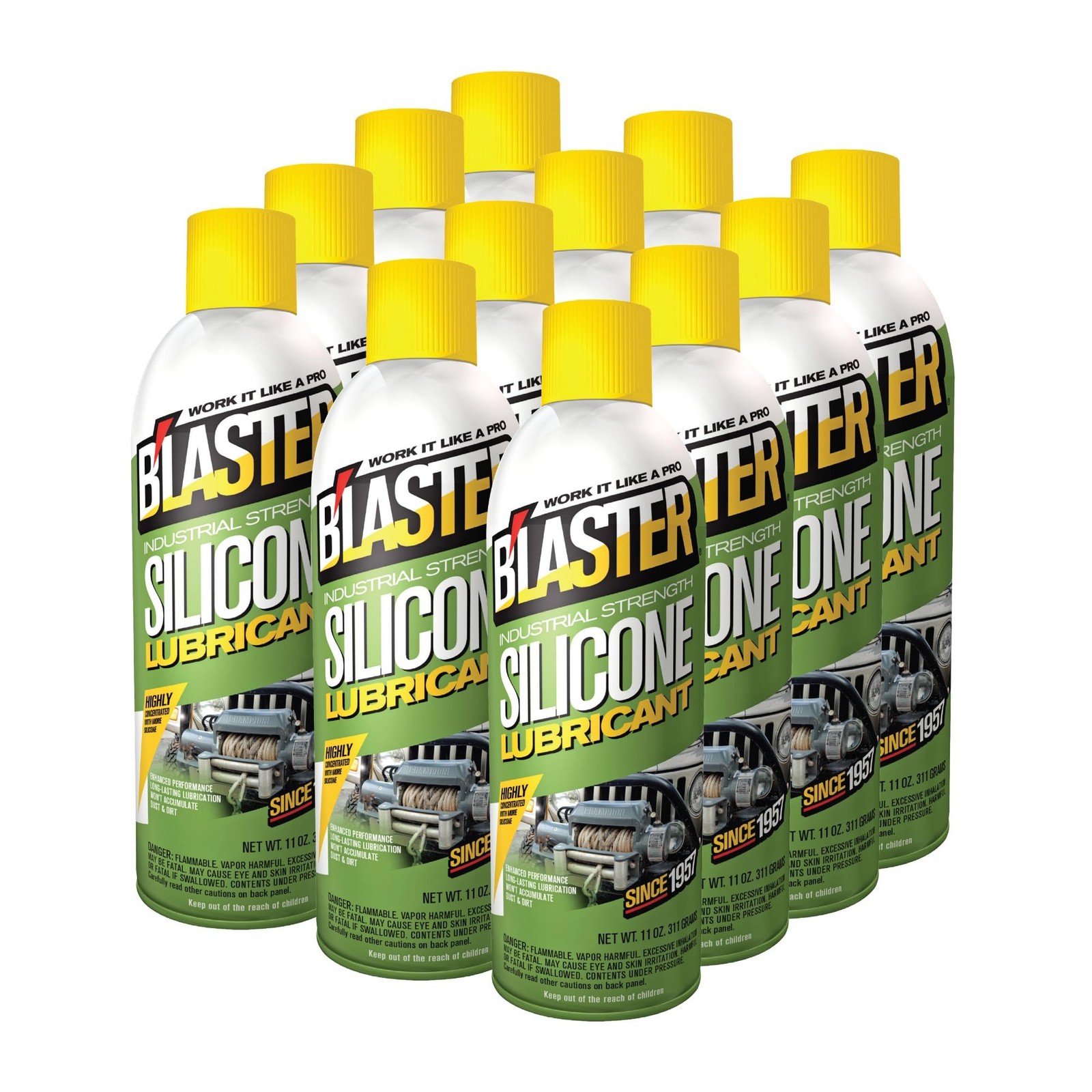 B’Laster Silicone Lubricant Spray – Non-Staining Silicone Spray for Metal Par…