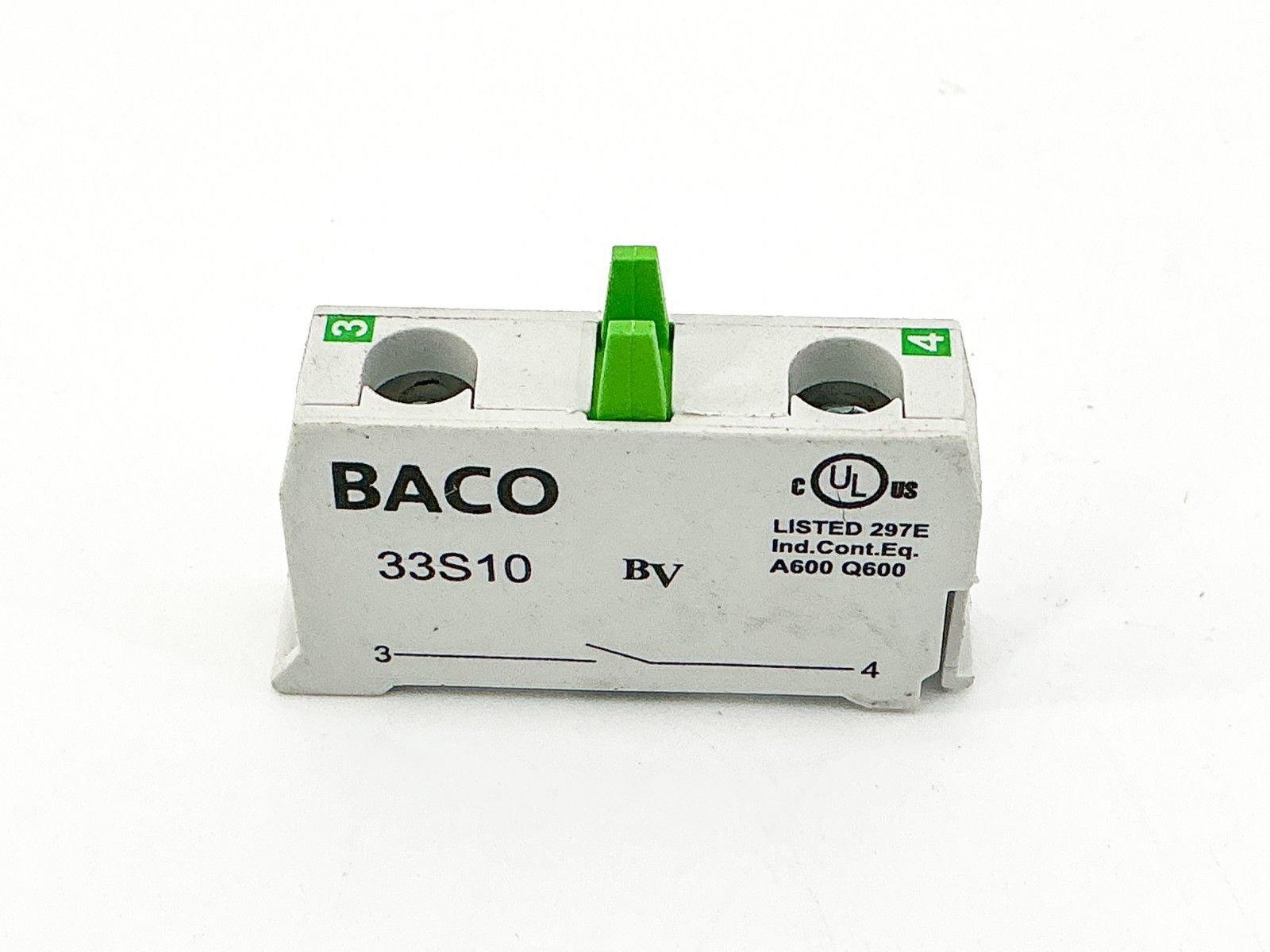 New Pack of BACO 33S01 + 33S10 Contact Blocks 10 690V – No Box