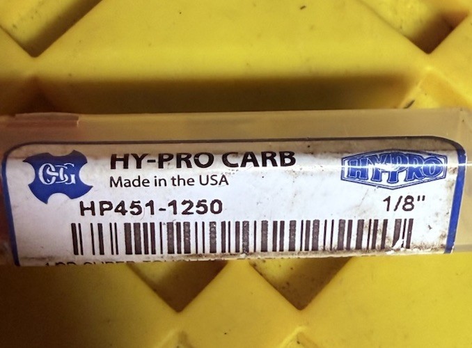 Osg Hp451-1250 Carbide End Mill,1/8 In. Dia.,3/4 In Cut