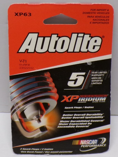 Autolite Spark Plugs XP63DP2 VJ1 23022012 Pack of 2