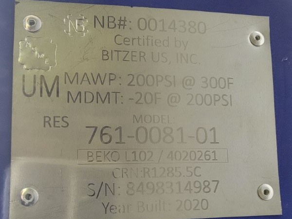 BEKO L102-FDC 761-0081-01 200PSI NSNP