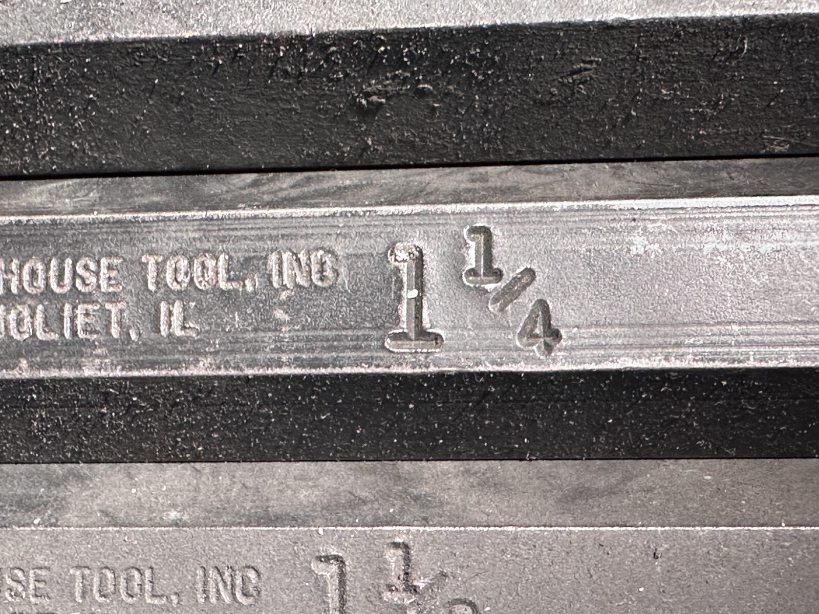 Power House Tool (Lot of 6) Tool steel hex stock 1-1/2, 1-3/8, 1-1/4, 1-1/8, 1″