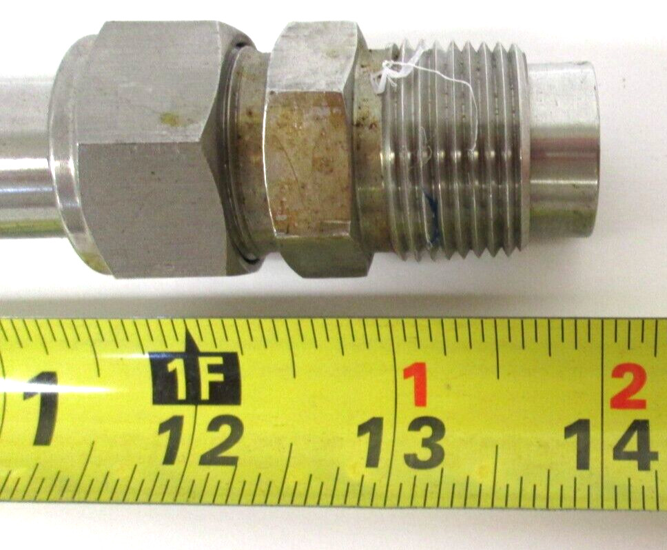 ROSEMOUNT PRESSURE SENSOR, 140-55, 100 PSI, 14″ SENSOR, USED