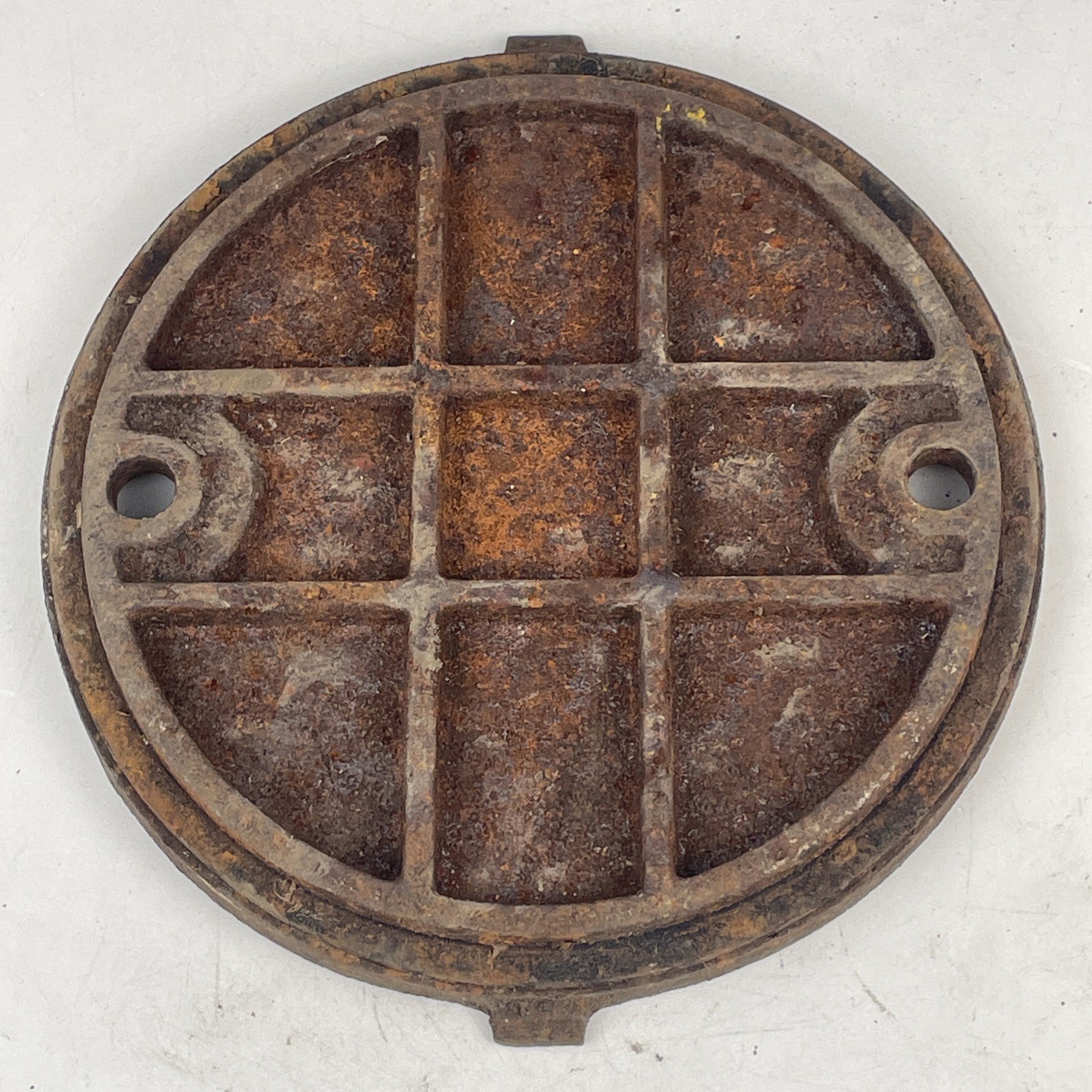 Morrison Bros Fig 418XA Monitoring Well Cast Iron Manhole Cover Lid Vintage OEM