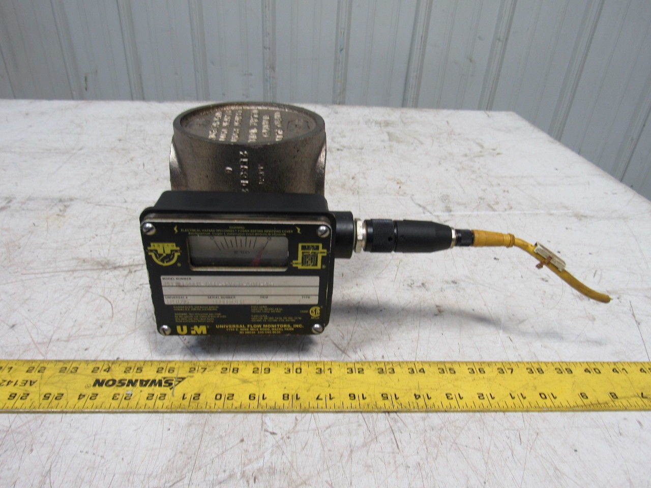 UFM MH-NSF20GM-12BP-32V1.0-A1WU-PC3 Type 4 0-20GPM Flow Meter 1/2″ Ports