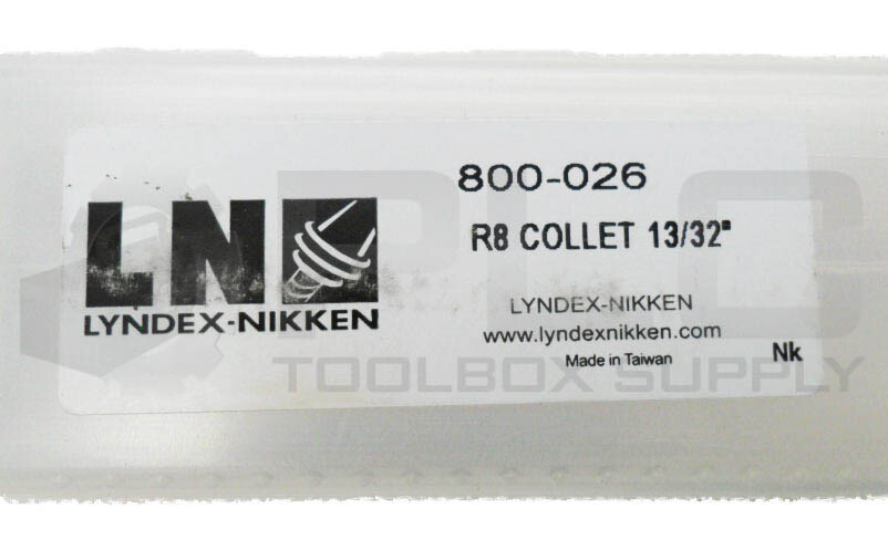 NEW LYNDEX-NIKKEN 800-026 R8 COLLET 13/32″