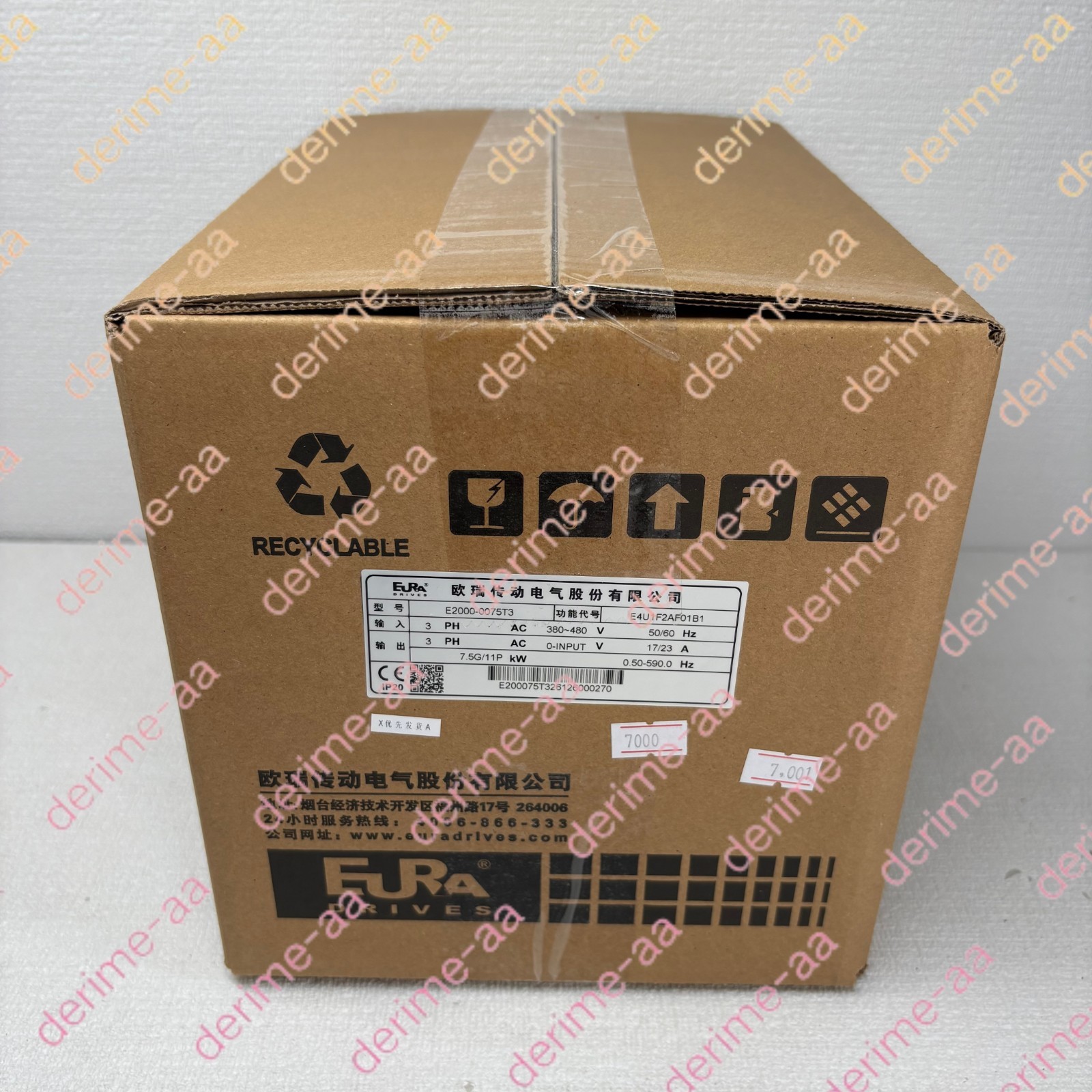 EURA E2000-0075T3 frequency converter#1pcs new in box