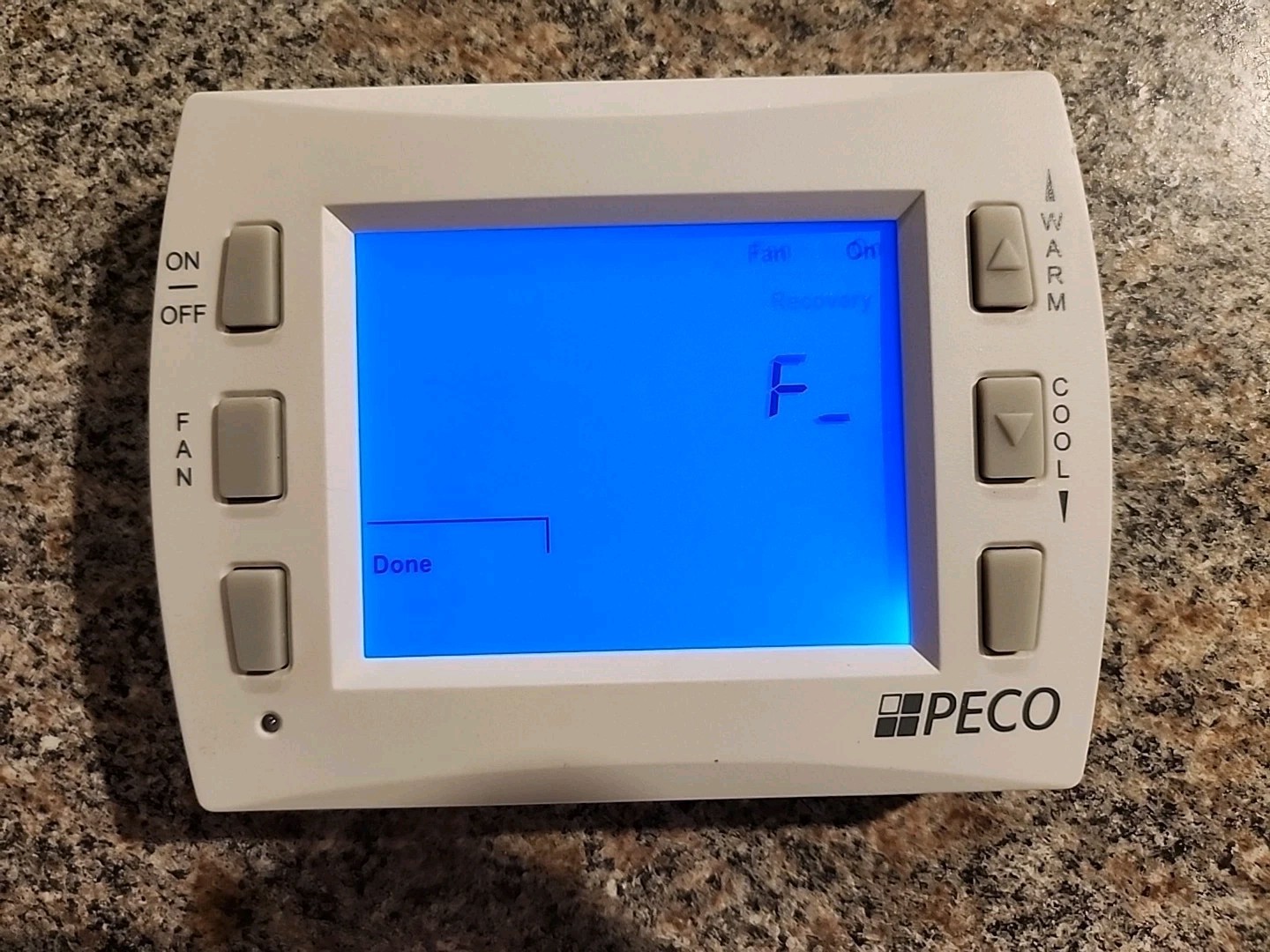 Thermostat, Peco T8532-002 Low Voltage 7, 5-2, 5-1-1 Programs, 3 H, 2 C,